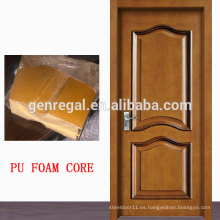 Puerta interior térmica de la melamina del mdf de la base de la espuma de la PU